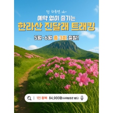 한라산 진달래 트래킹